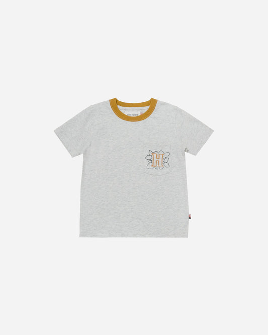 FORAL POCKET KIDS T-SHIRT