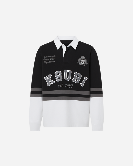 DUKE RUGBY LS JERSEY BLACK