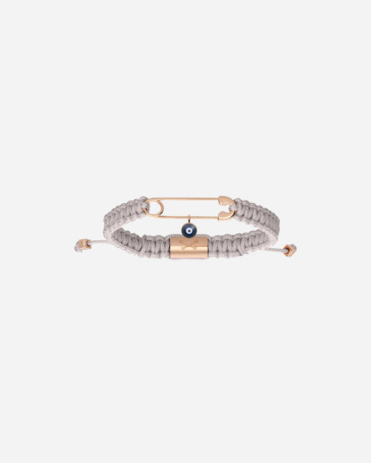 BRAZALETE DOUBLE BONE SAFETY PIN