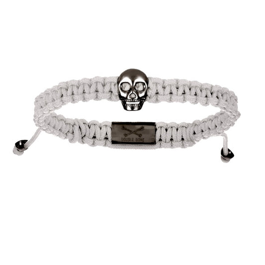 BRAZALETE DOUBLE BONE SKULL