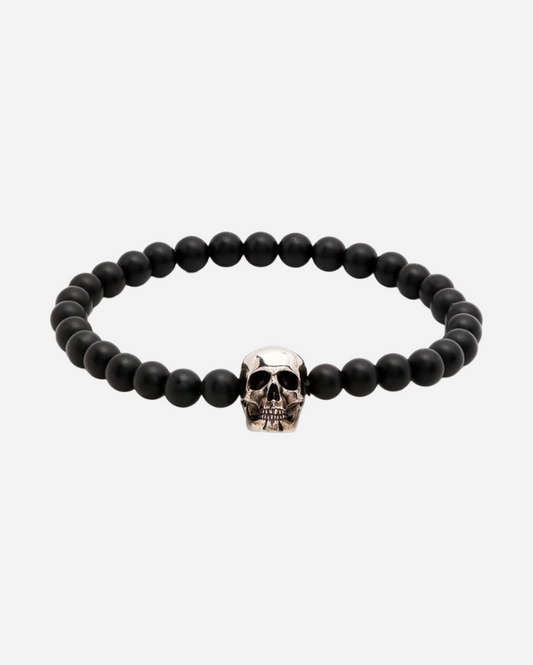 BRAZALETE ALEXANDER MCQUEEN SKULL BEADED