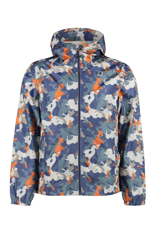 CAMOUFLAGE PRINTED HOODED