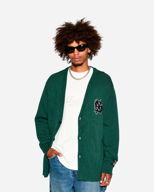 DUG OUT KNIT CARDIGAN MILITARY