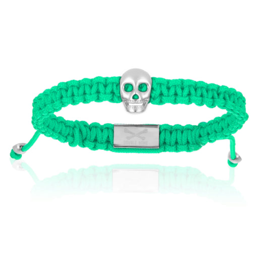 BRAZALETE DOUBLE BONE SKULL