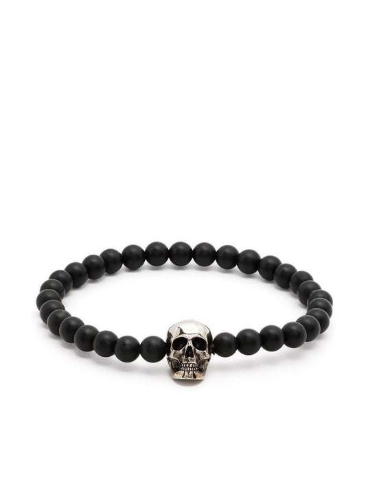 BRAZALETE ALEXANDER MCQUEEN SKULL BEADED