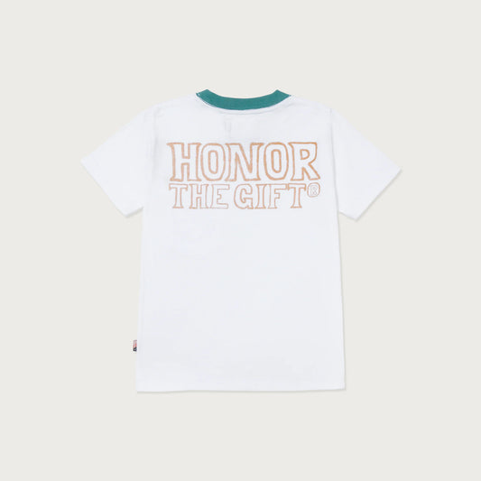 CAMISETA HONOR THE GIFT KIDS FLORAL WHITE