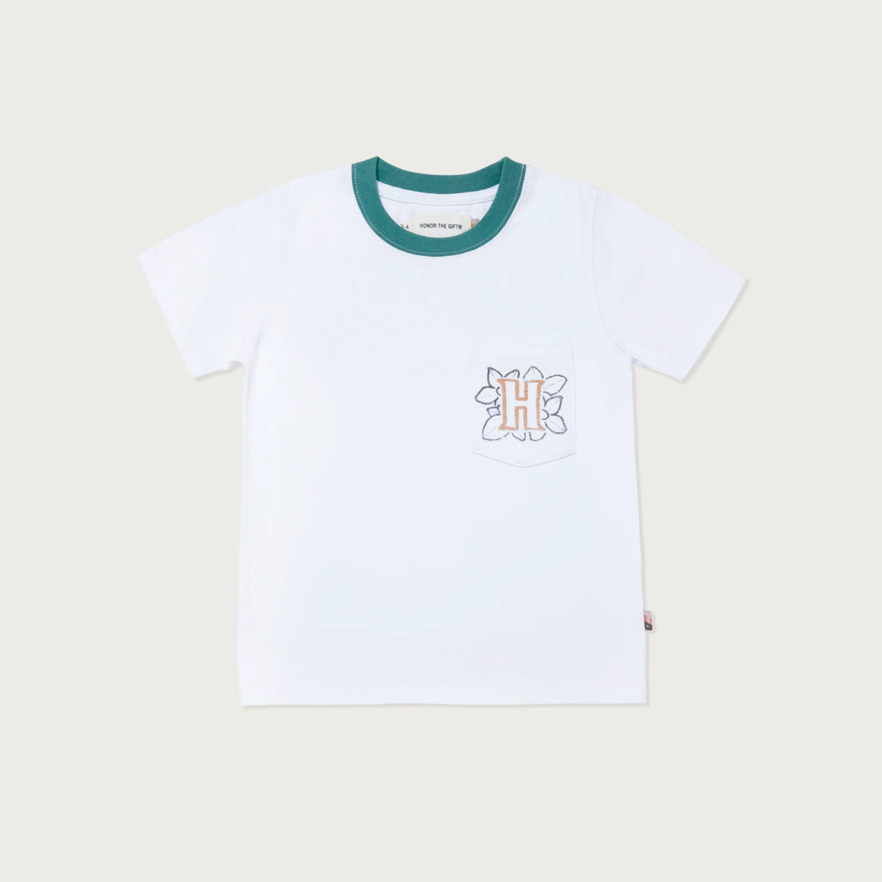 CAMISETA HONOR THE GIFT KIDS FLORAL WHITE