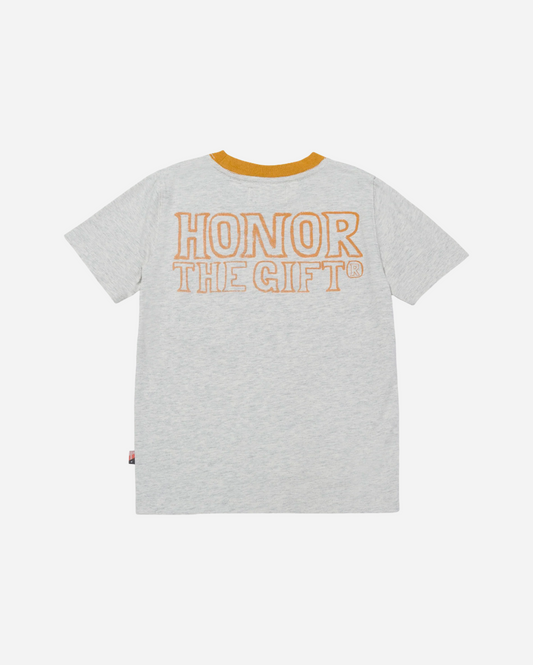 FORAL POCKET KIDS T-SHIRT