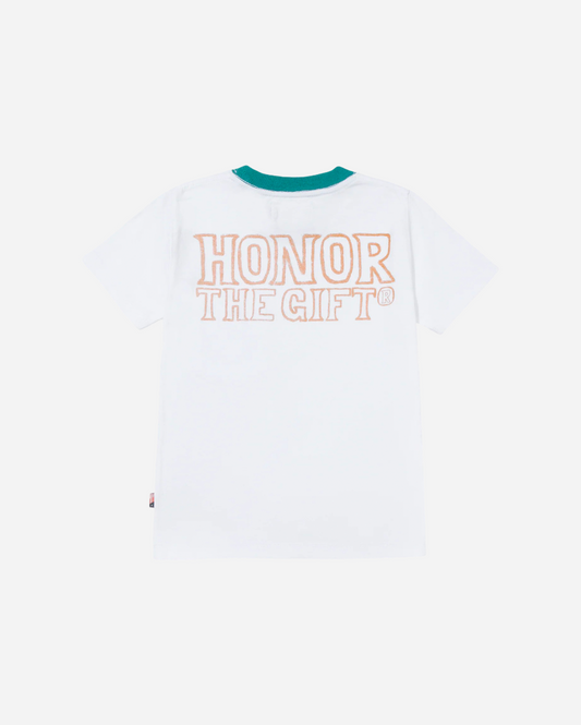 FORAL POCKET KIDS T-SHIRT