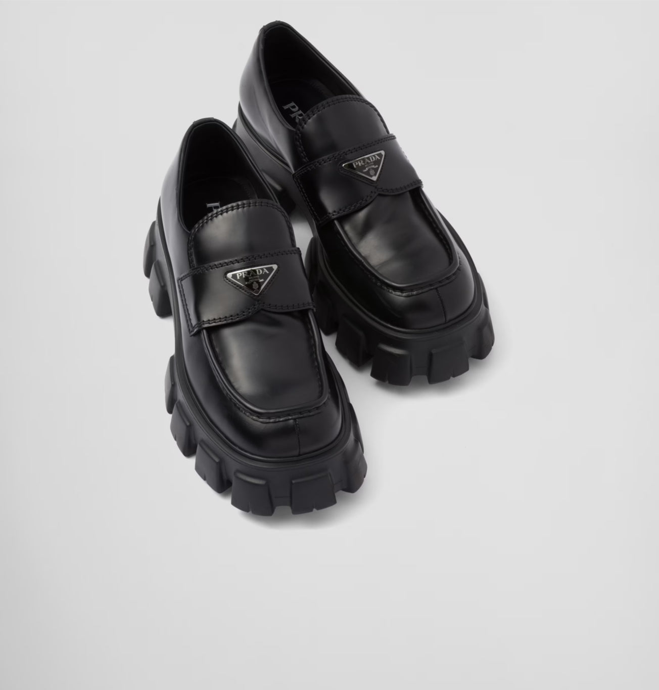 MONOLITH BRUSHED LEATHER LOAFER