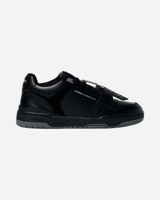 LEATHER BLACK OFF SNEAKERS