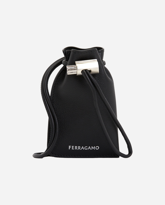 LEATHER NECK POUCH