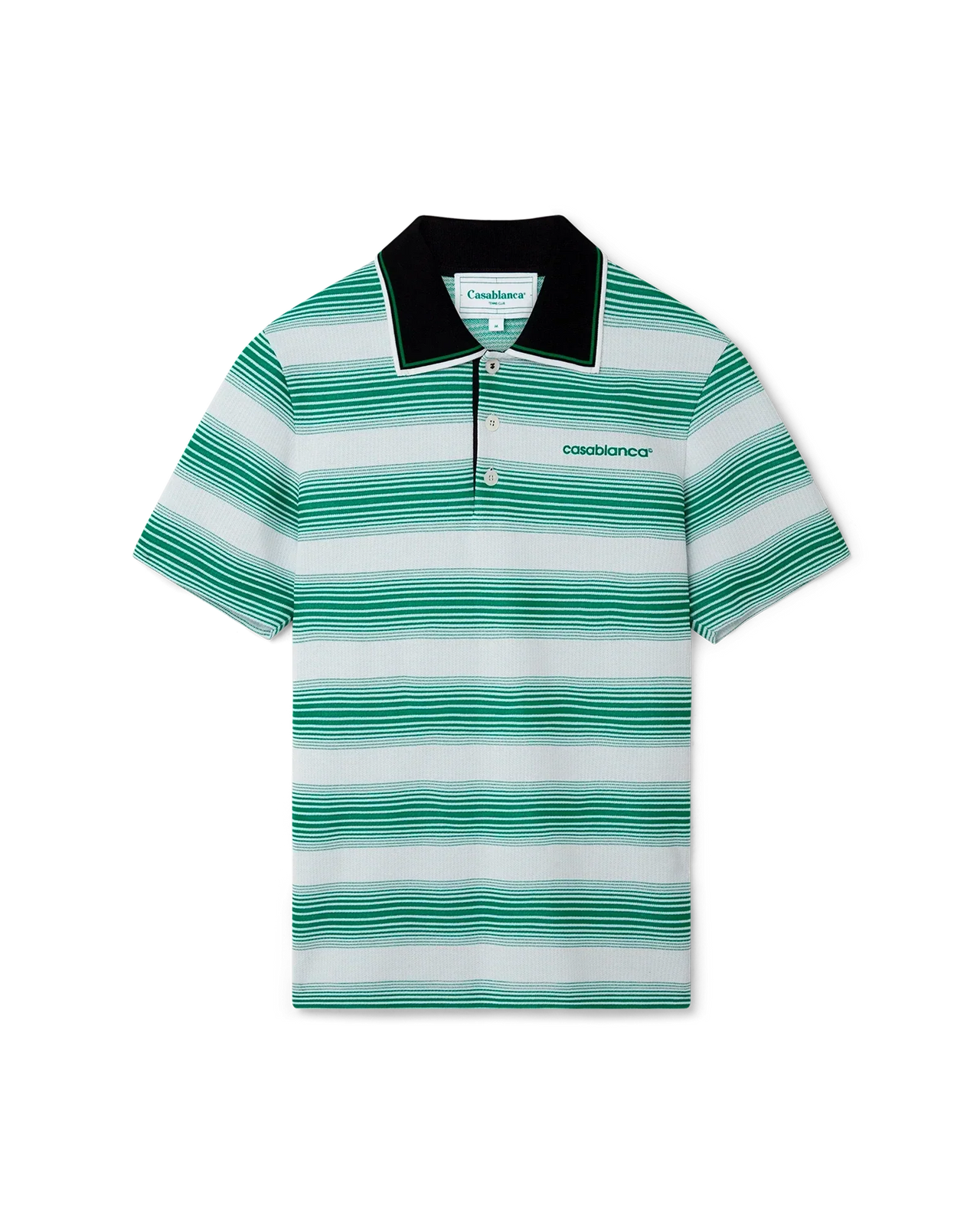 STRIPE INTERLOCK POLO