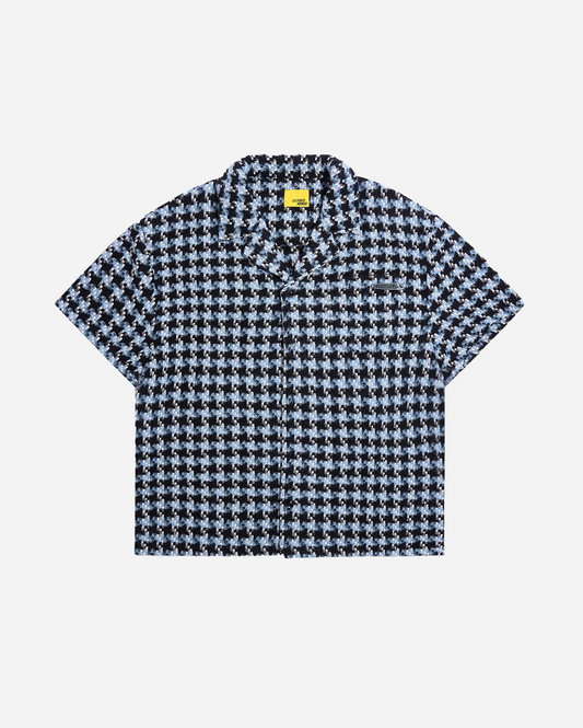 TWEED BUTTON UP SHIRT