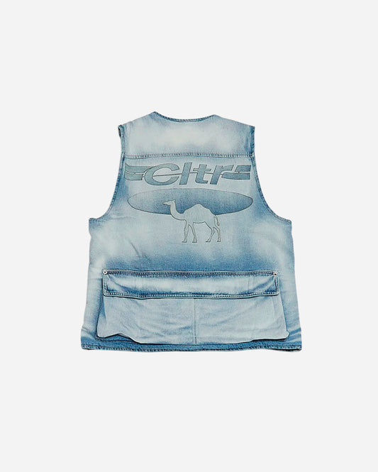 CARGO DENIM VEST