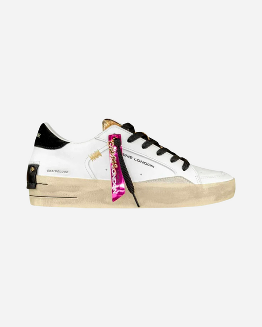 SK8 DELUXE WEDGE WHITE&GOLD