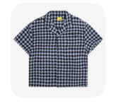 TWEED BUTTON UP SHIRT