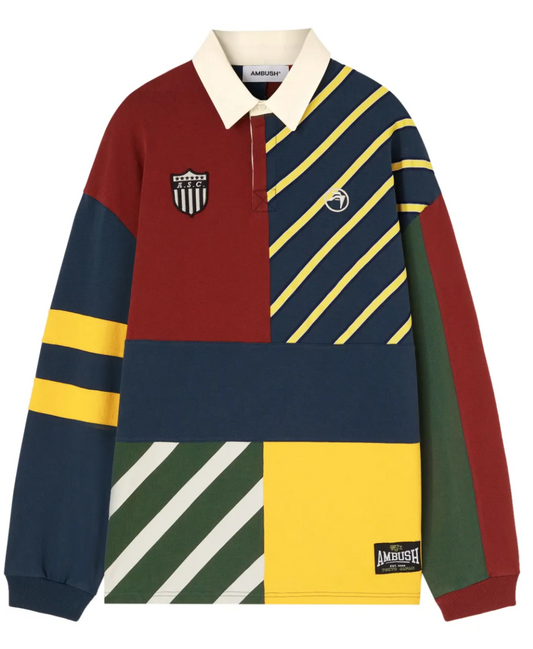 PATCHWORK POLO SHIRT