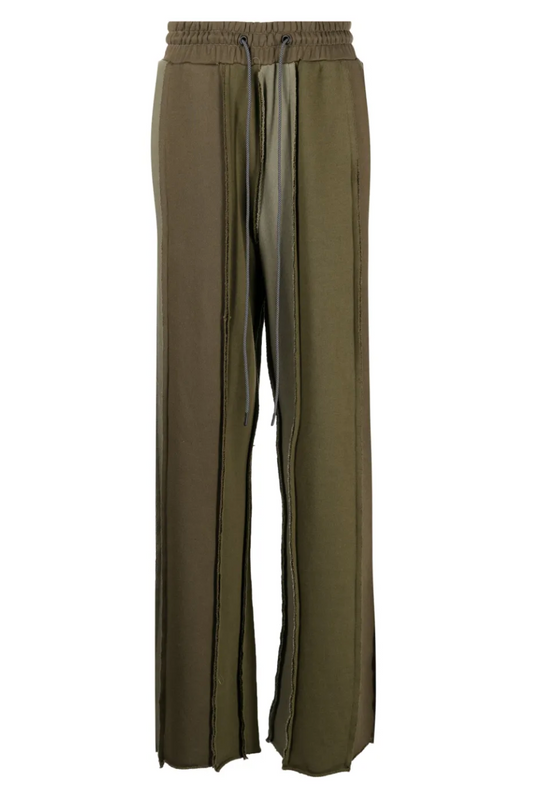 PANELLED COTTON TRACK PANT