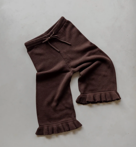 FRILL PANTS COCOA