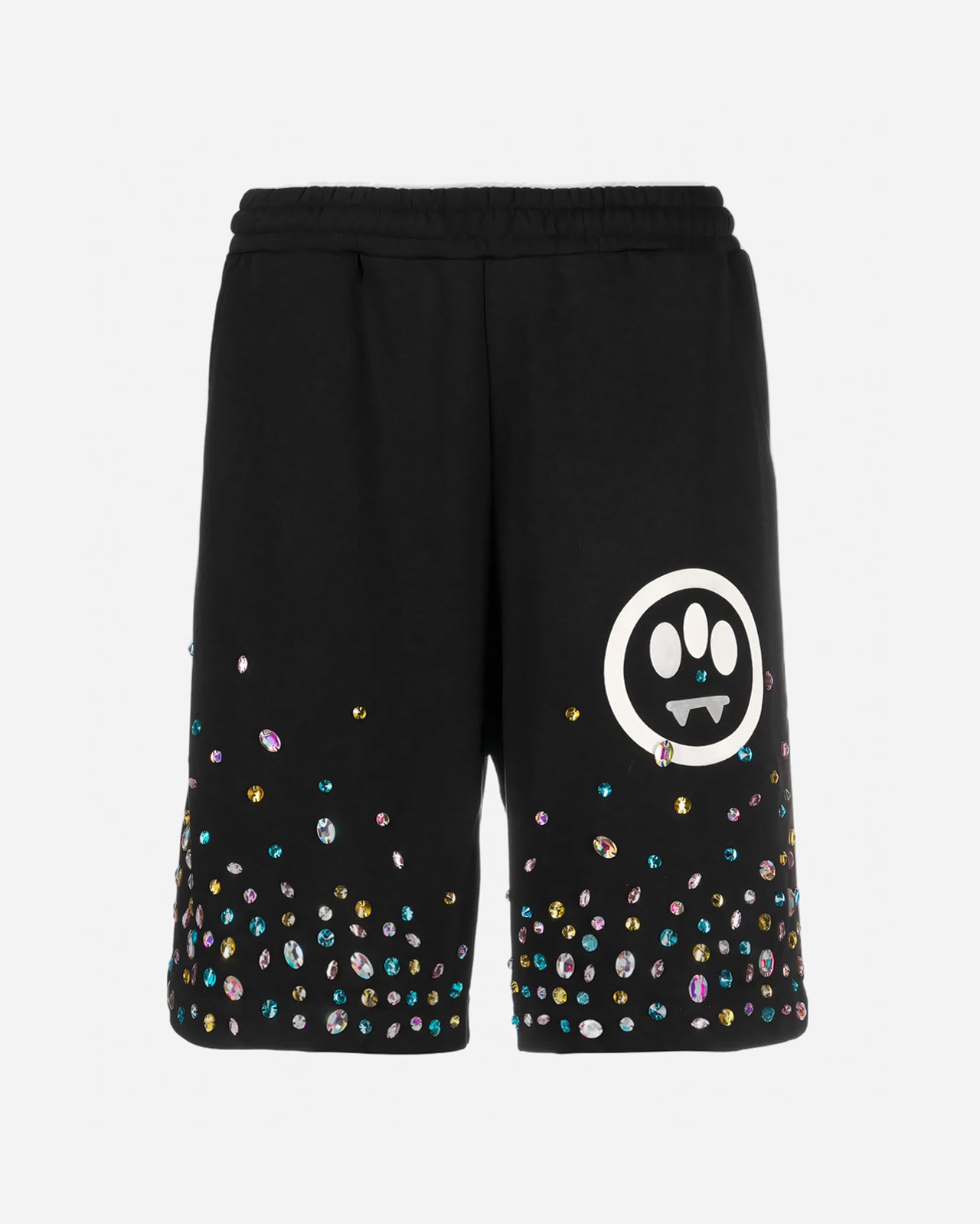 BERMUDA SHORTS WITH CRYSTAL DETAIL