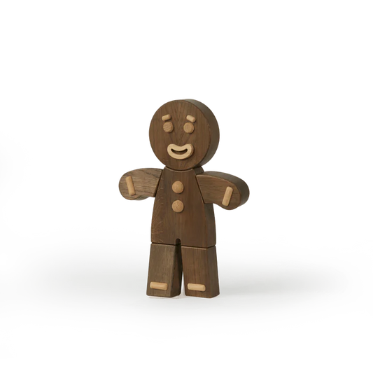 GINGERBREAD MAN SMOKED STAINEDS SMALL