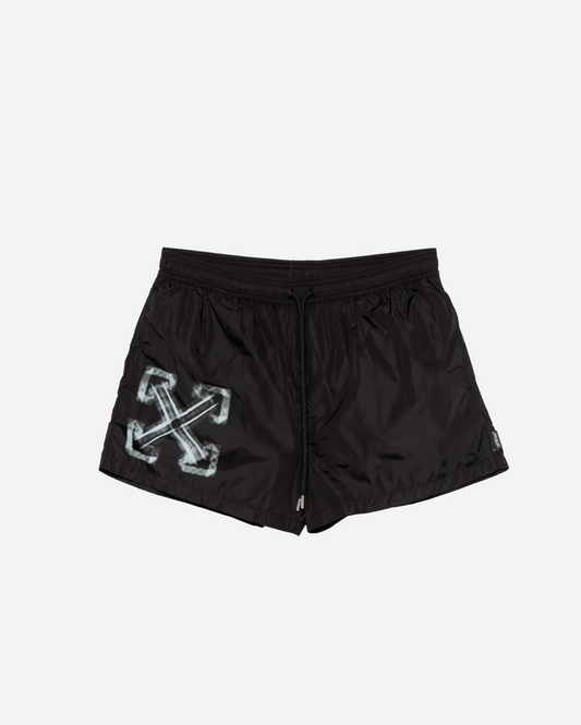 SHORTS DE PLAYA OFF WHITE VIBE ARROW