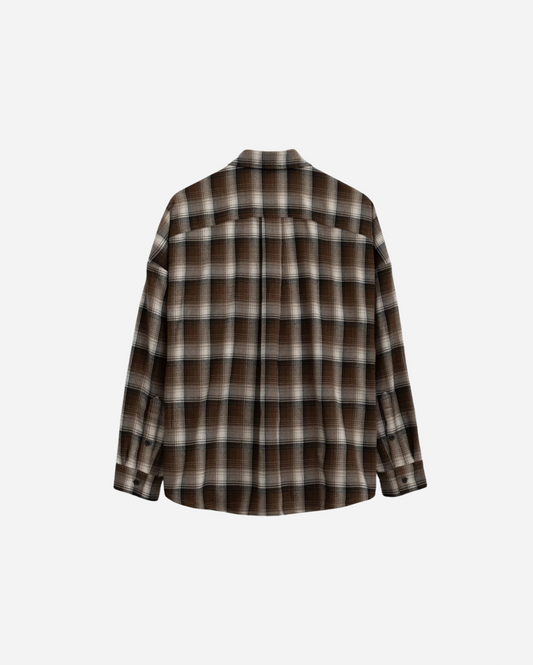 PLAID OVERSIZED OVERSHIRT