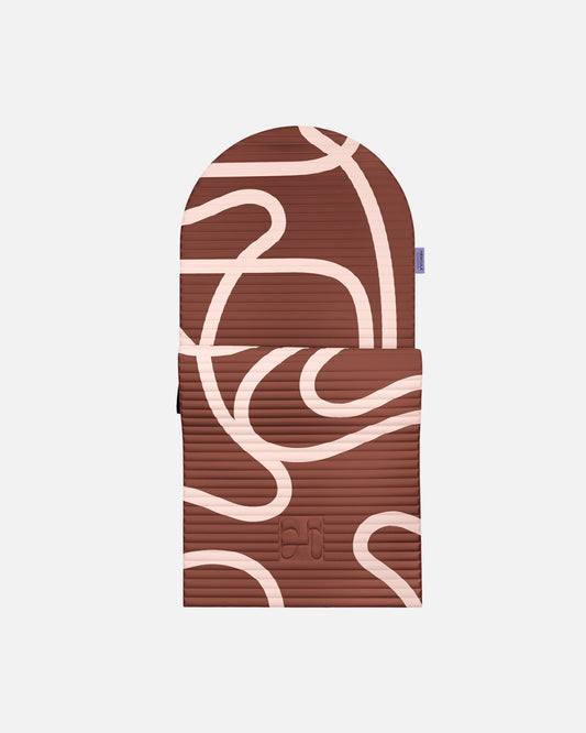 ARCHY FITNESS MAT BARI CHOCO PRINT