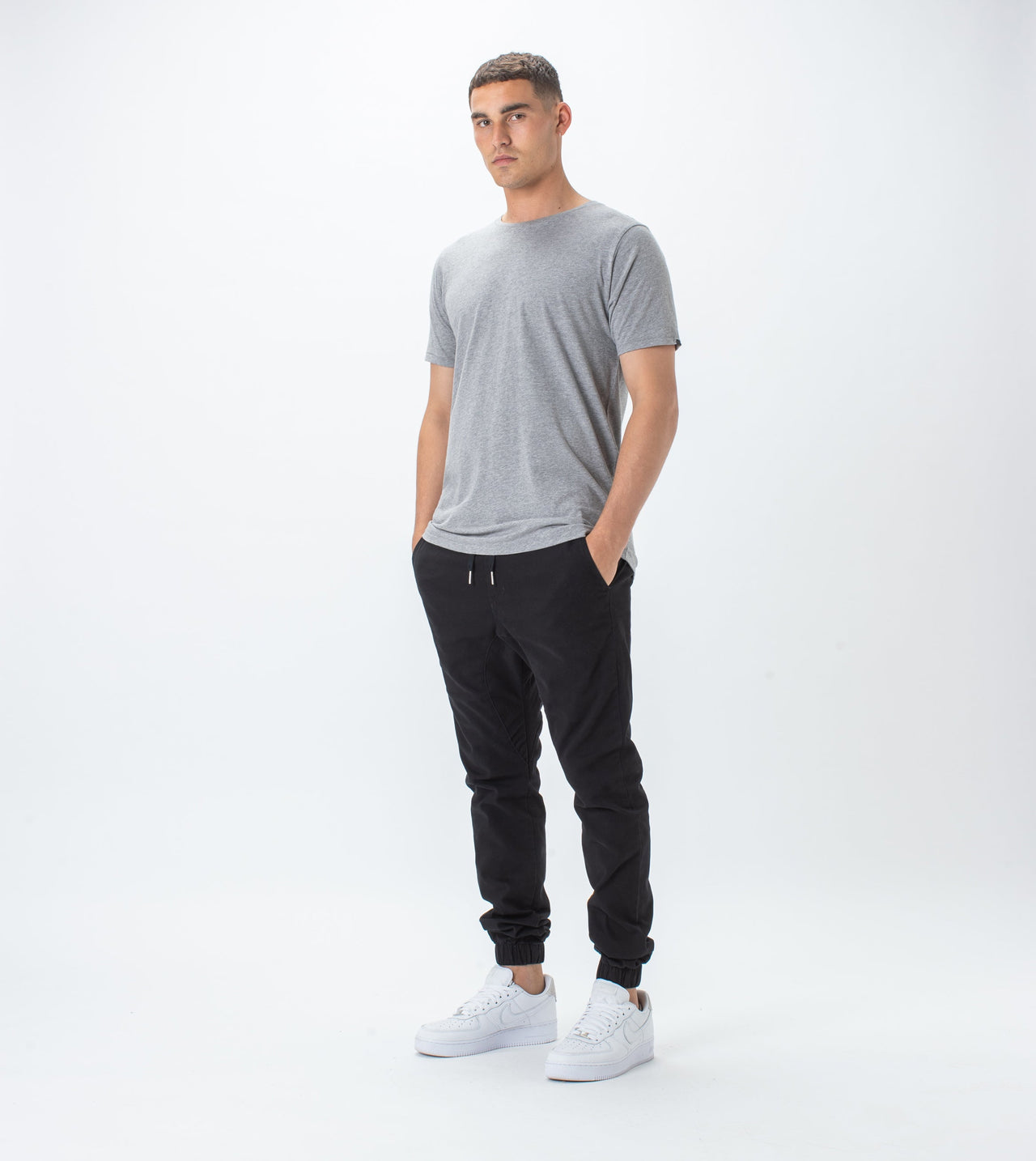 ZANEROBE FLINT TEE GREY MARLE